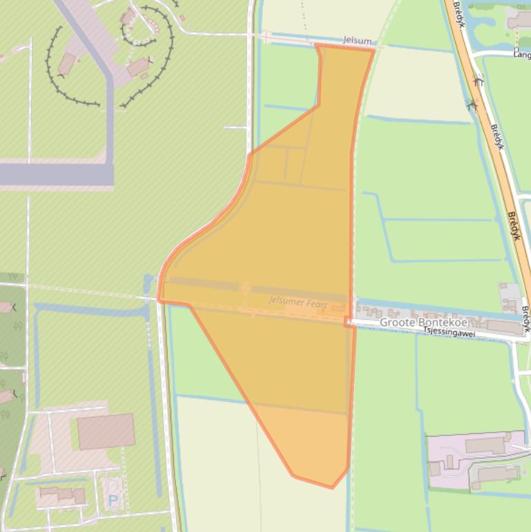 Kaart van postcodegebied 8919AS.