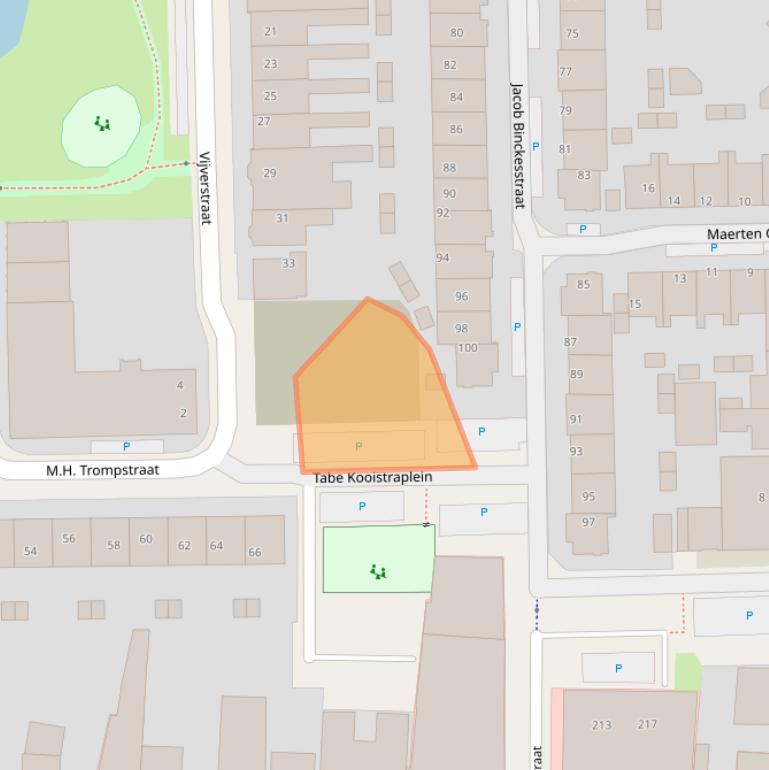 Kaart van postcodegebied 8921DA.