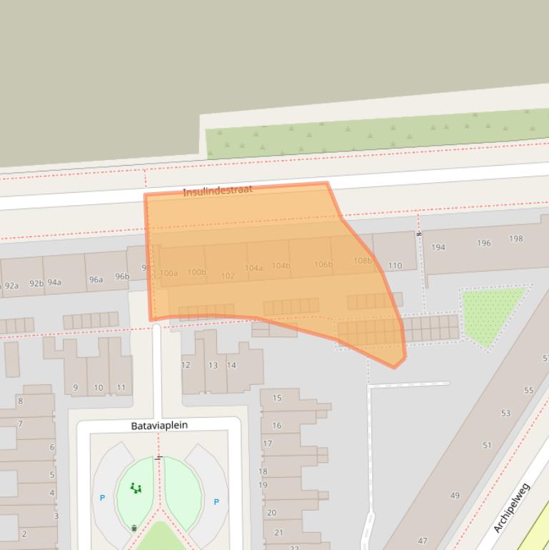 Kaart van postcodegebied 8921KC.