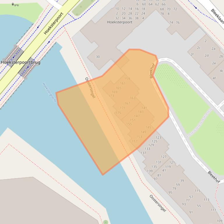 Kaart van postcodegebied 8921ME.