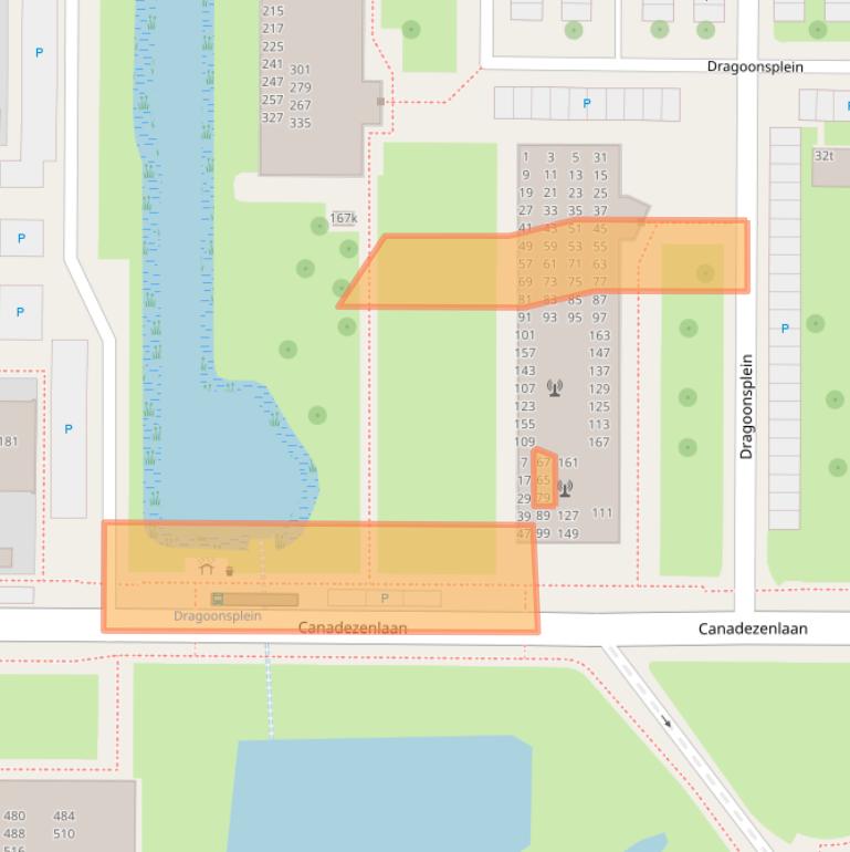 Kaart van postcodegebied 8923AE.