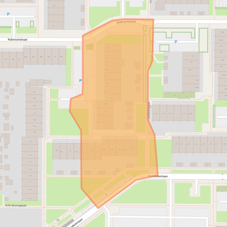 Kaart van postcodegebied 8923AX.