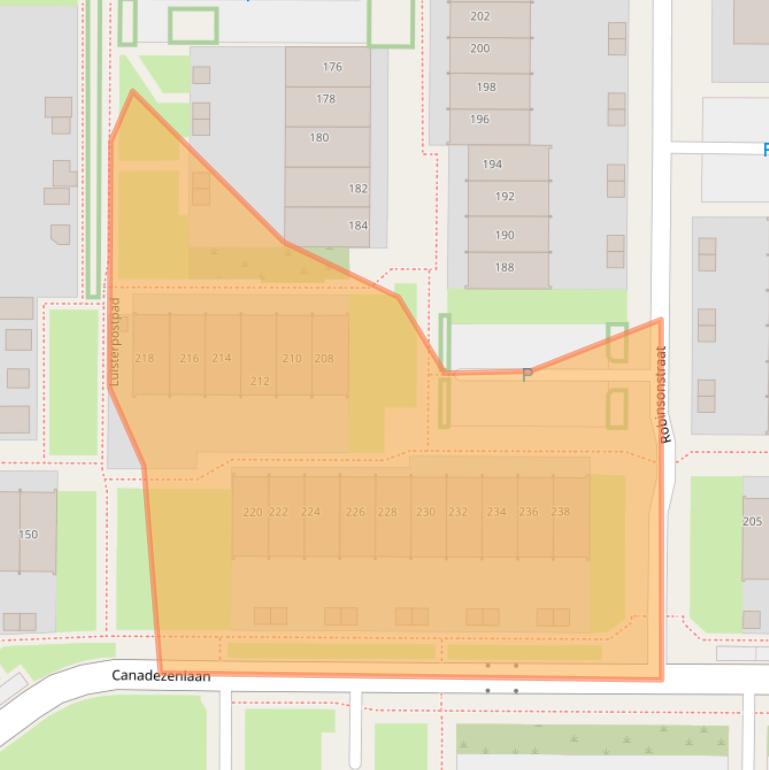 Kaart van postcodegebied 8923BA.