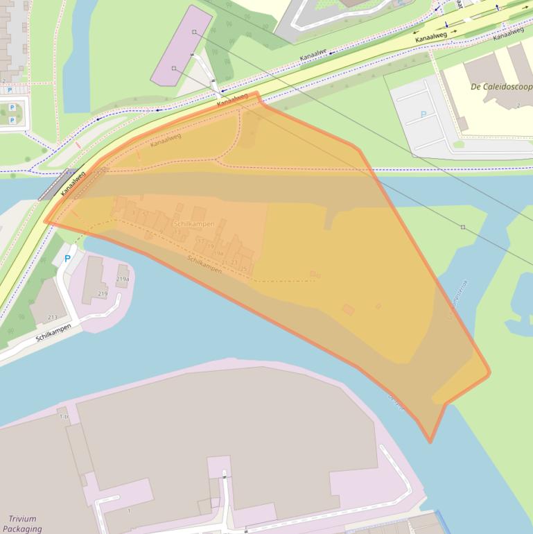 Kaart van postcodegebied 8924BC.