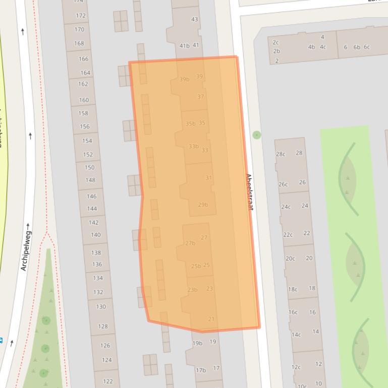Kaart van postcodegebied 8924BR.