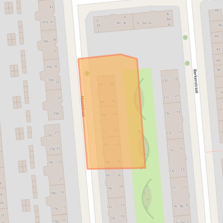 Kaart van postcodegebied 8924BV.