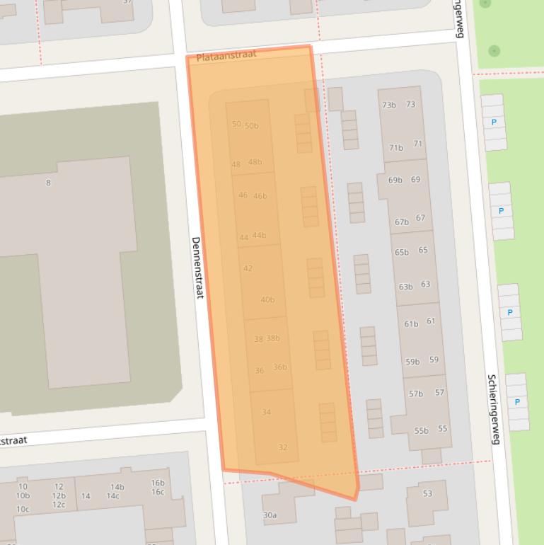 Kaart van postcodegebied 8924CK.