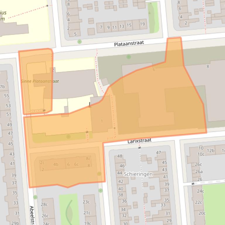 Kaart van postcodegebied 8924CN.