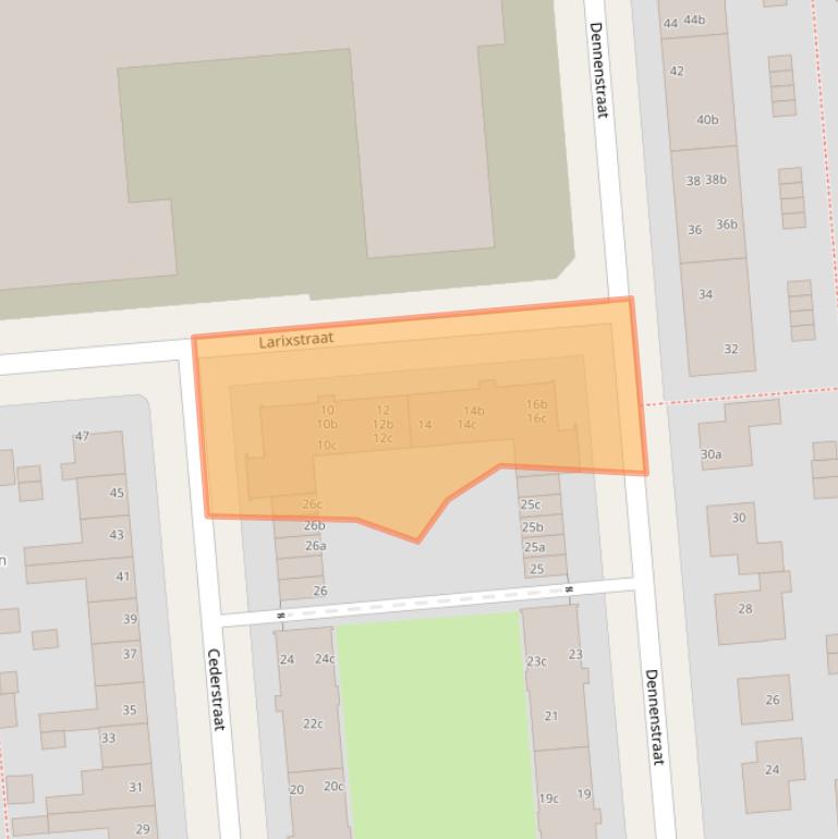 Kaart van postcodegebied 8924CP.