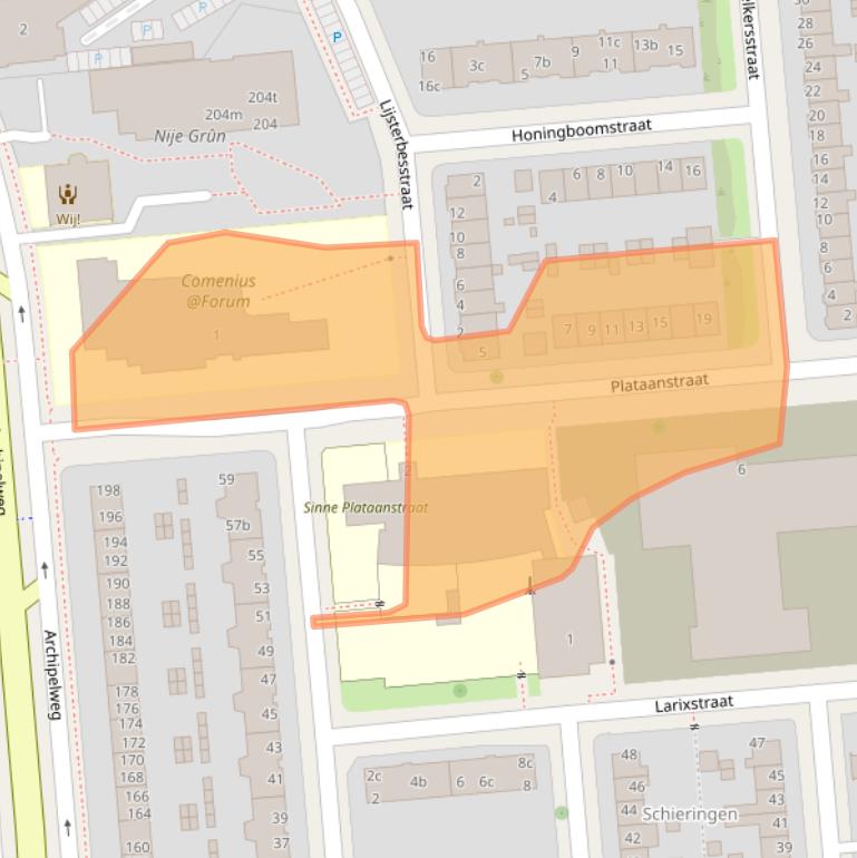 Kaart van postcodegebied 8924CR.