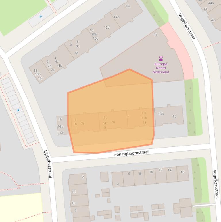 Kaart van postcodegebied 8924ED.