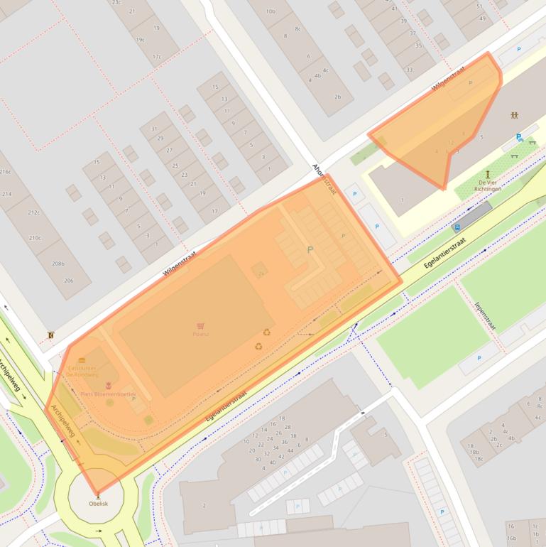 Kaart van postcodegebied 8924EN.
