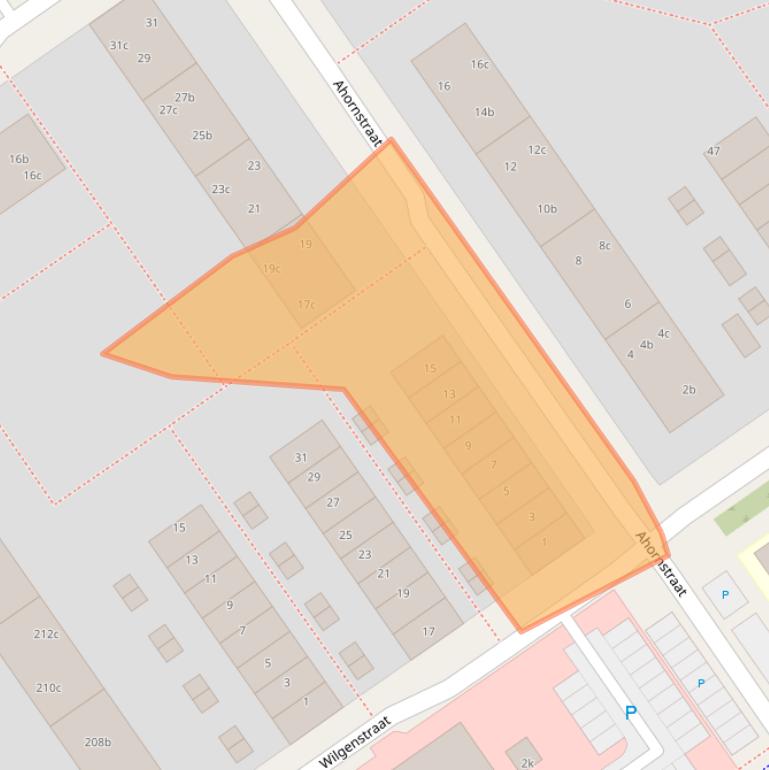 Kaart van postcodegebied 8924EZ.