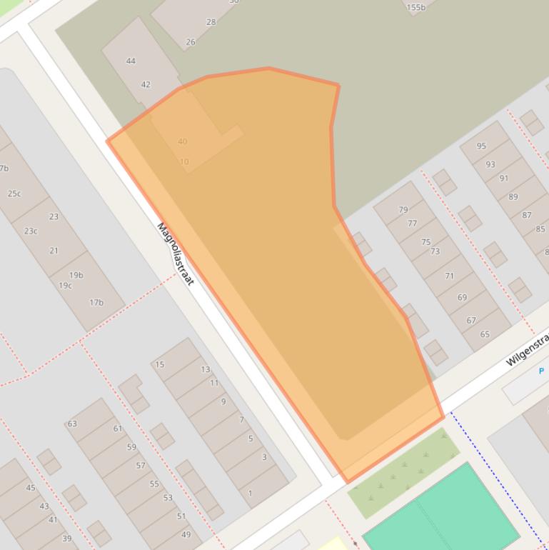 Kaart van postcodegebied 8924GE.