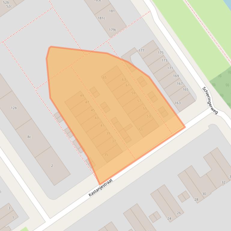 Kaart van postcodegebied 8924GN.