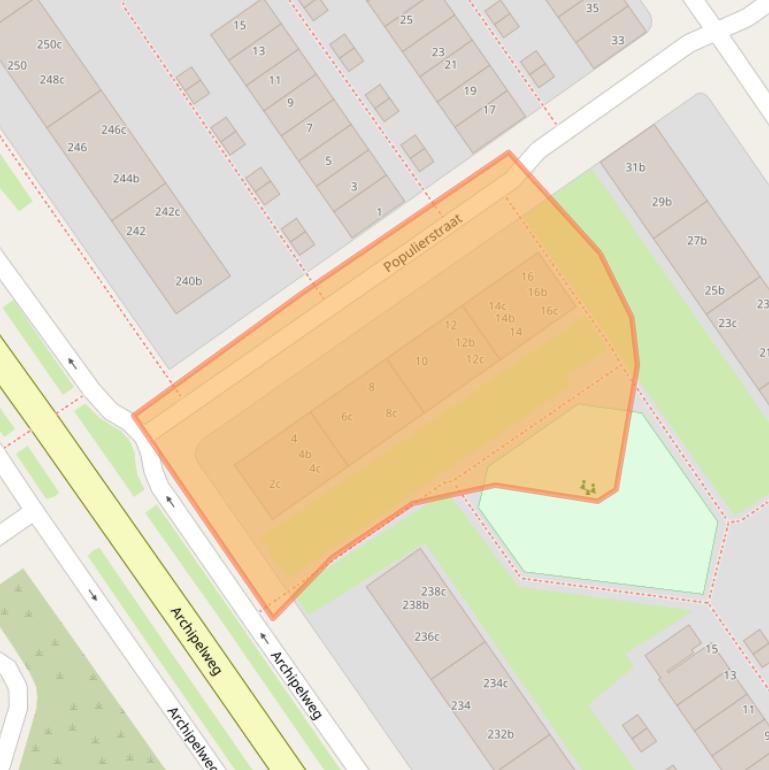 Kaart van postcodegebied 8924HP.