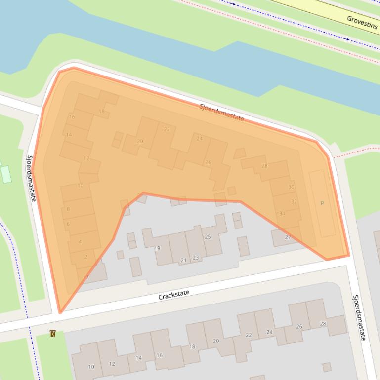 Kaart van postcodegebied 8925AM.