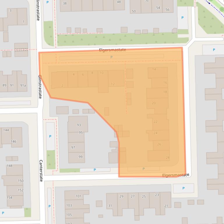 Kaart van postcodegebied 8925BB.
