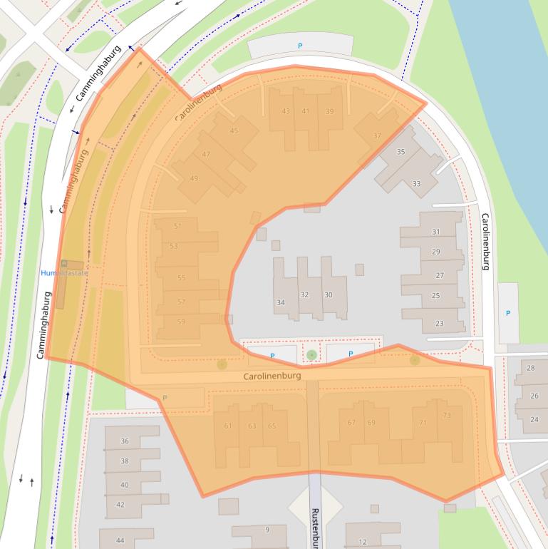 Kaart van postcodegebied 8925CB.