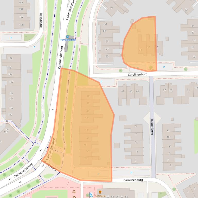 Kaart van postcodegebied 8925CD.