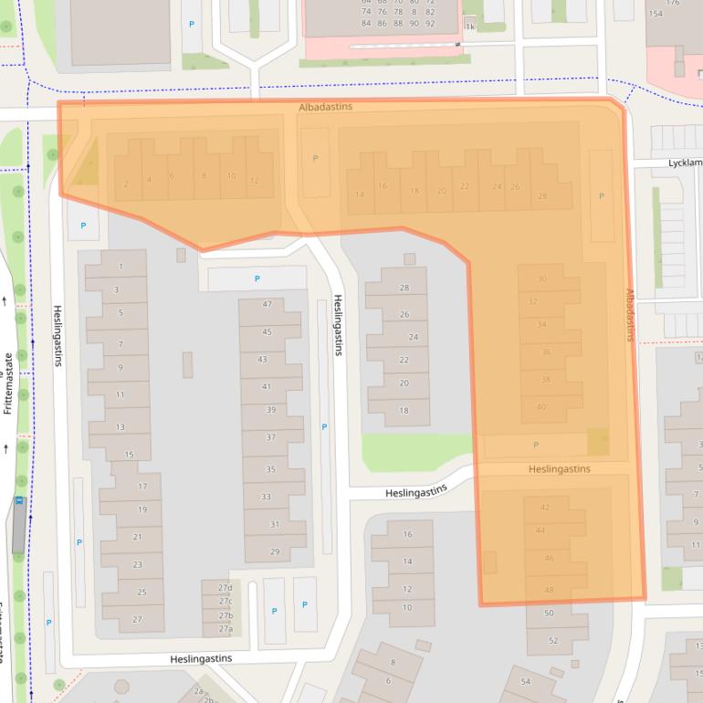 Kaart van postcodegebied 8925CN.