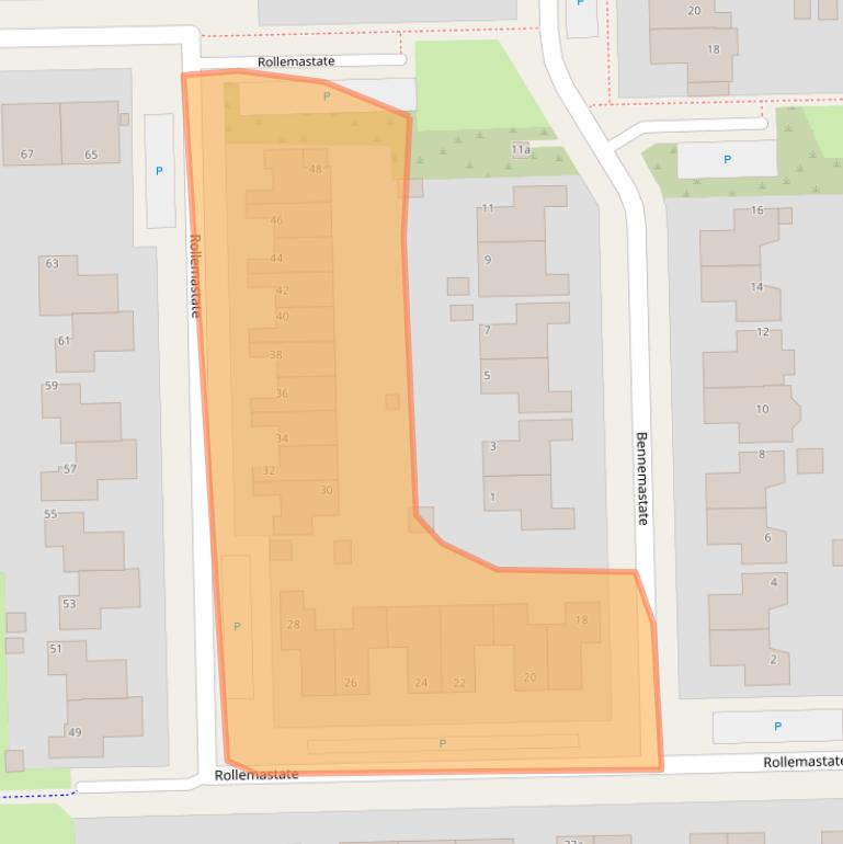 Kaart van postcodegebied 8925DD.