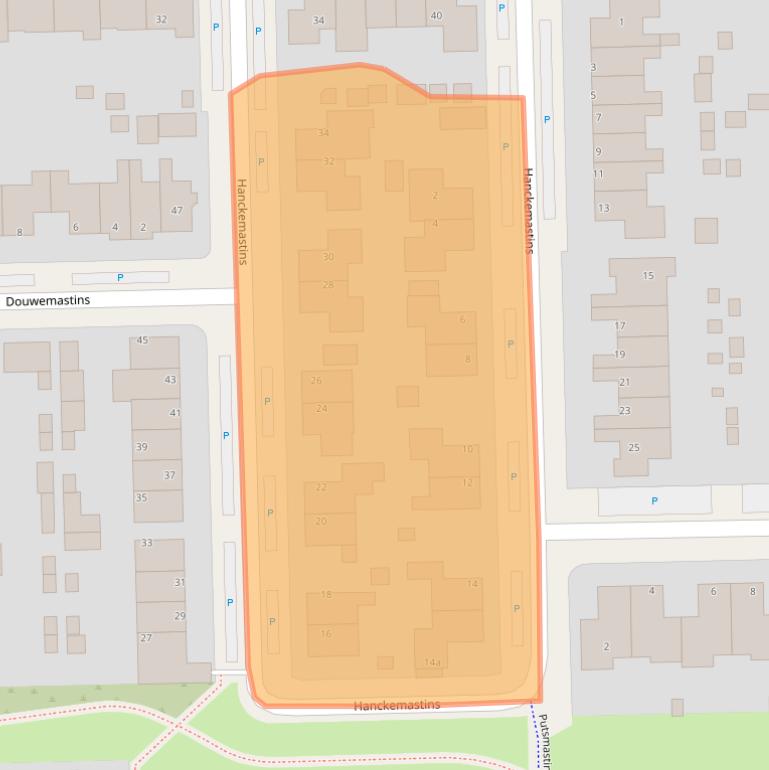 Kaart van postcodegebied 8925ED.