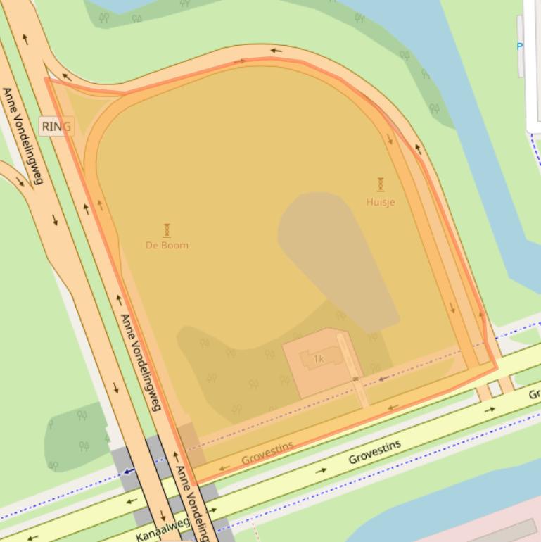 Kaart van postcodegebied 8925GA.