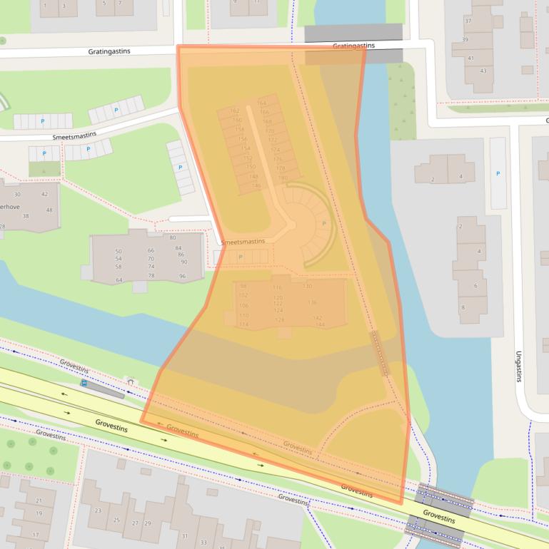 Kaart van postcodegebied 8925GV.