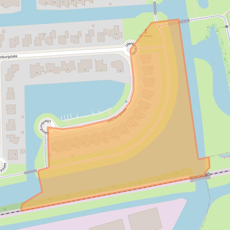 Kaart van postcodegebied 8925HW.