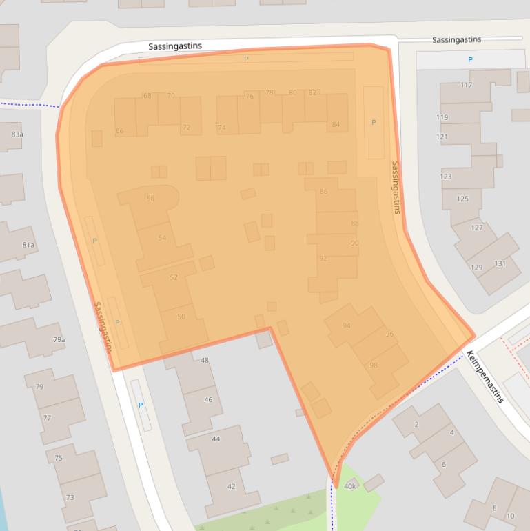 Kaart van postcodegebied 8925JN.