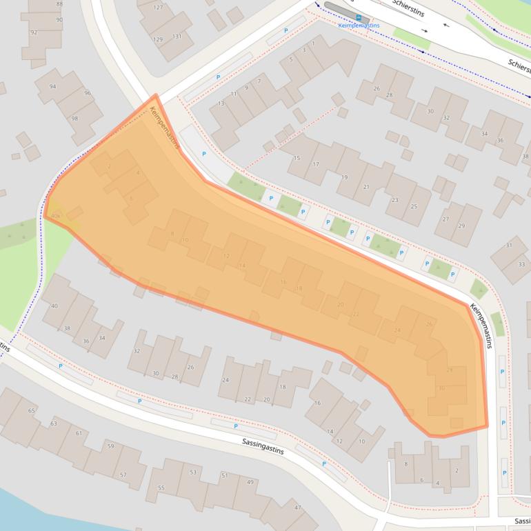 Kaart van postcodegebied 8925JR.