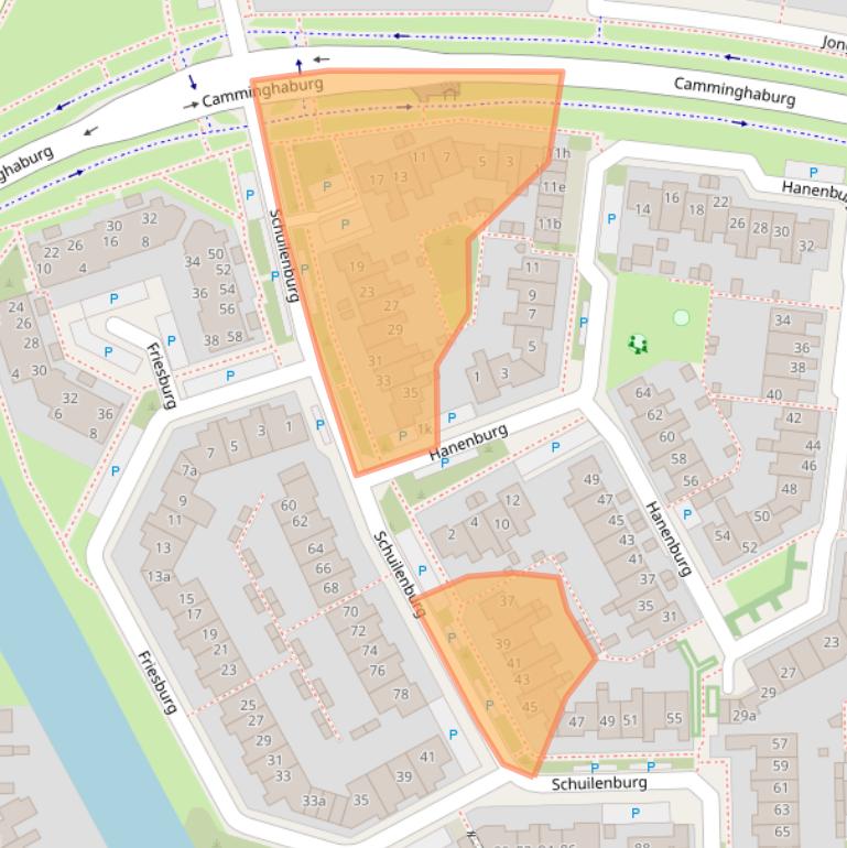Kaart van postcodegebied 8926KN.