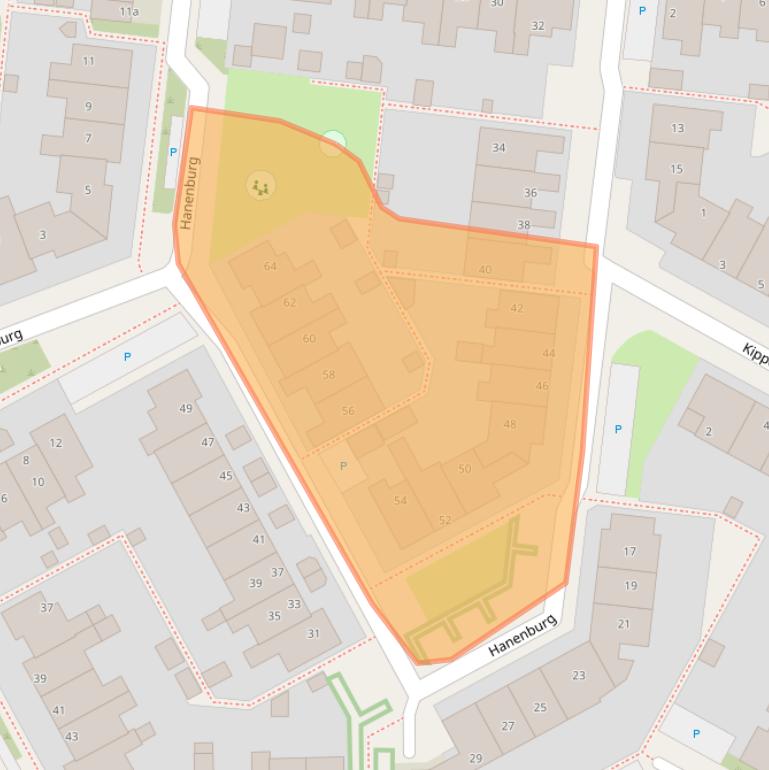 Kaart van postcodegebied 8926KW.