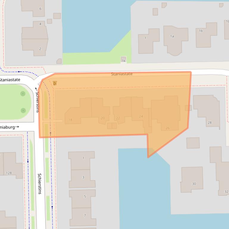 Kaart van postcodegebied 8926LC.