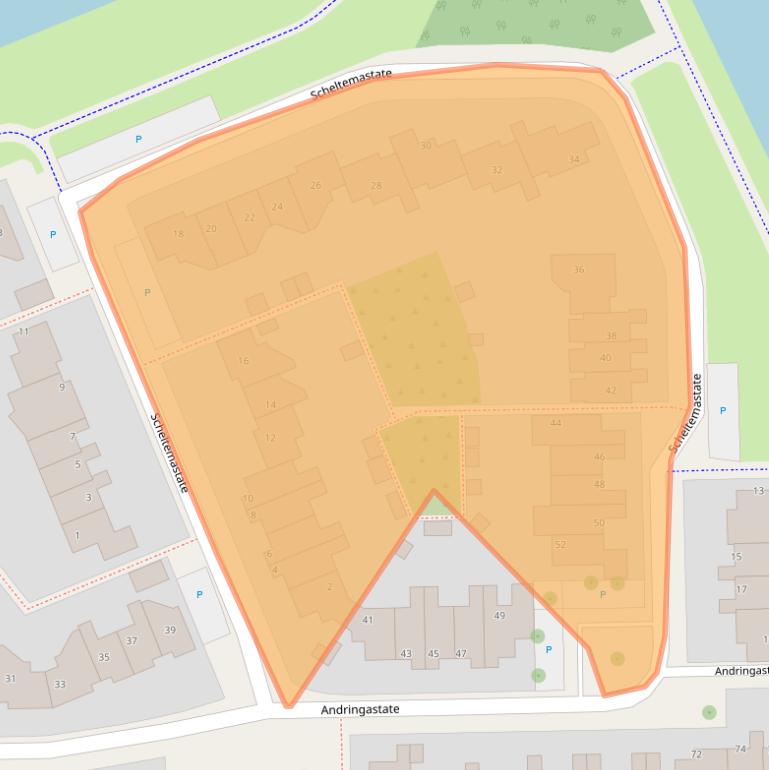 Kaart van postcodegebied 8926LT.