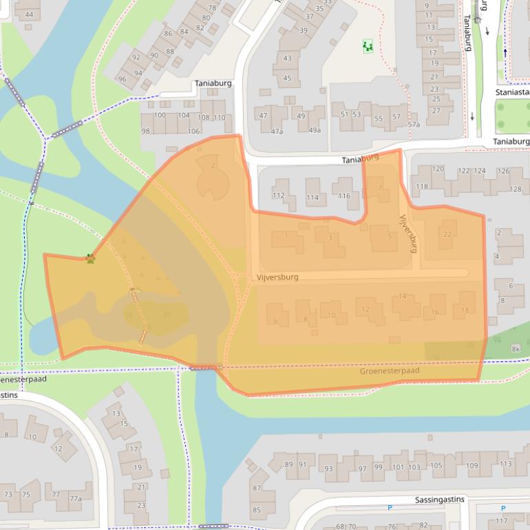 Kaart van postcodegebied 8926LV.