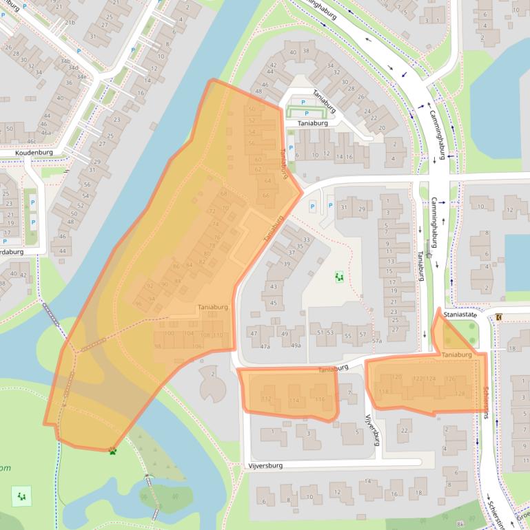 Kaart van postcodegebied 8926LZ.