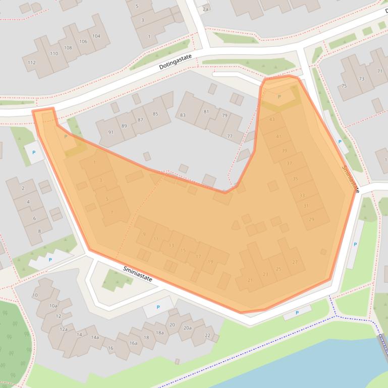 Kaart van postcodegebied 8926MG.
