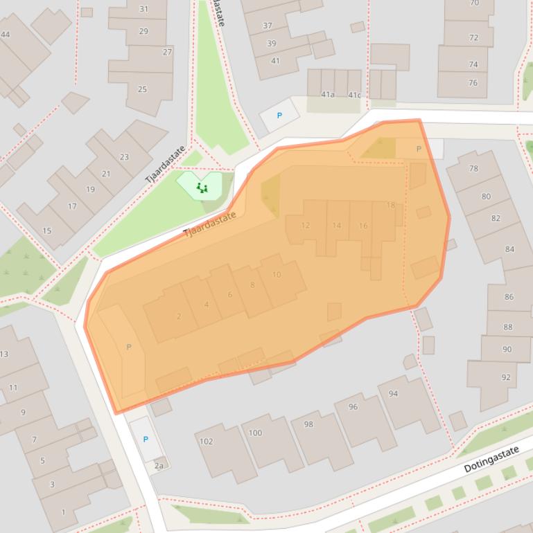Kaart van postcodegebied 8926MK.