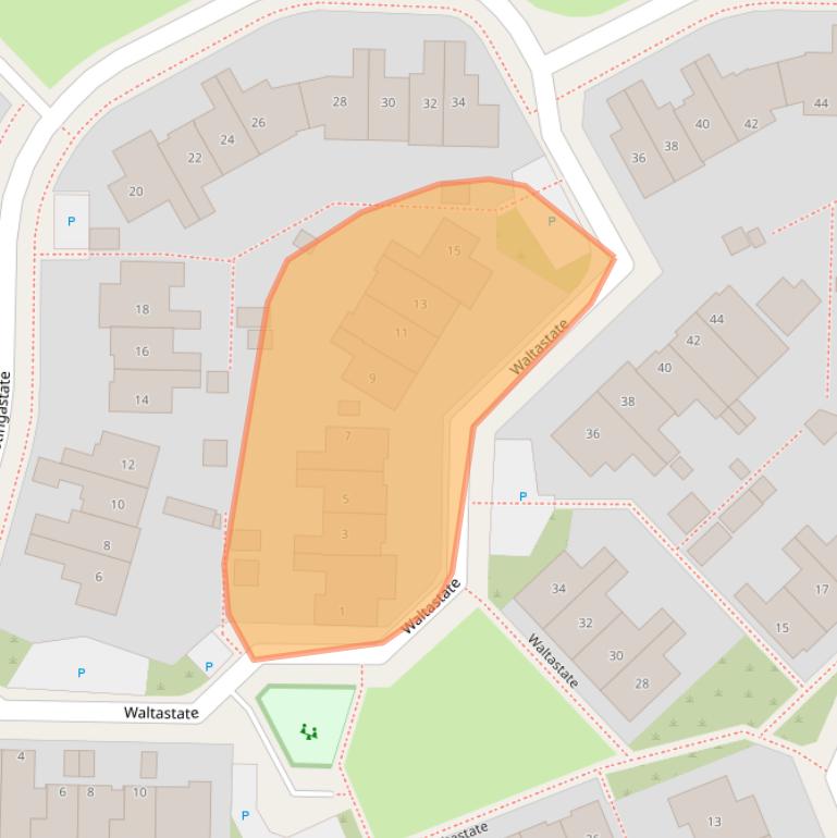 Kaart van postcodegebied 8926MT.