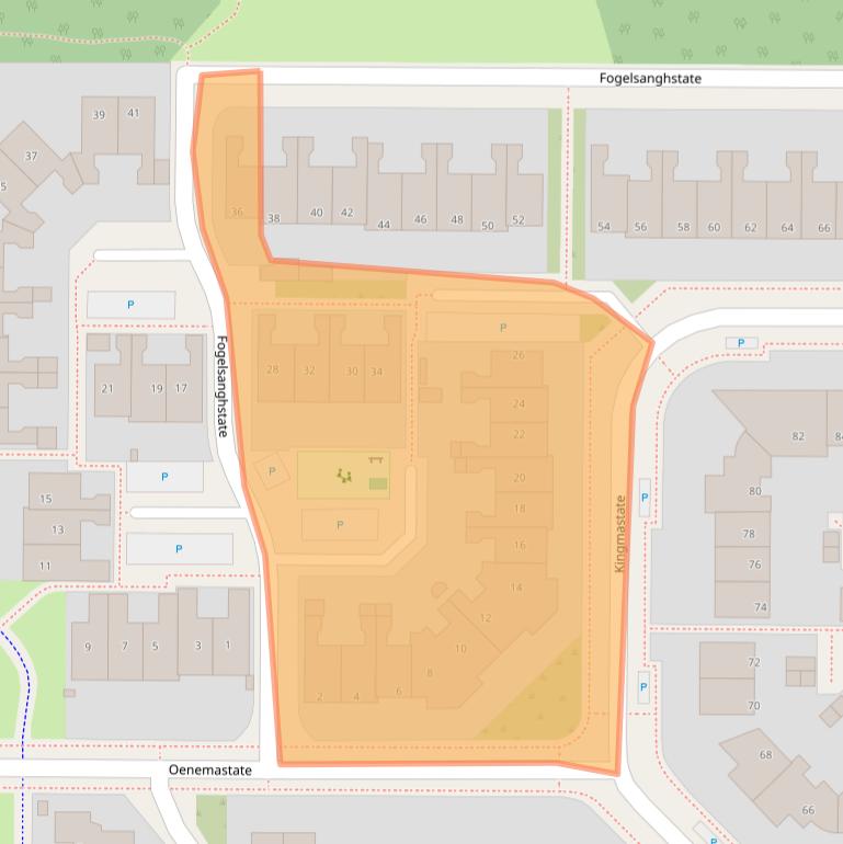 Kaart van postcodegebied 8926ND.
