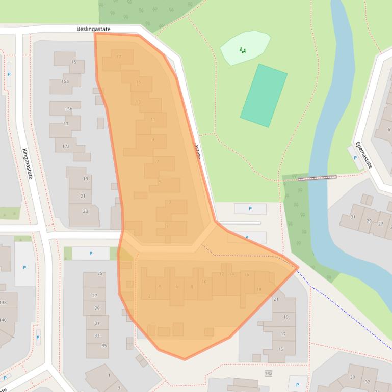 Kaart van postcodegebied 8926NG.