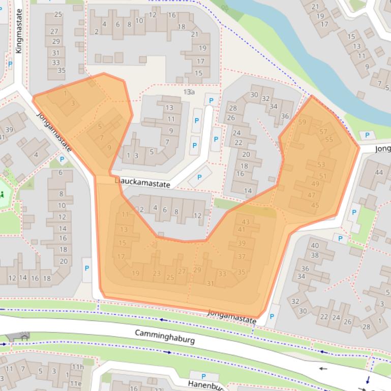 Kaart van postcodegebied 8926NM.