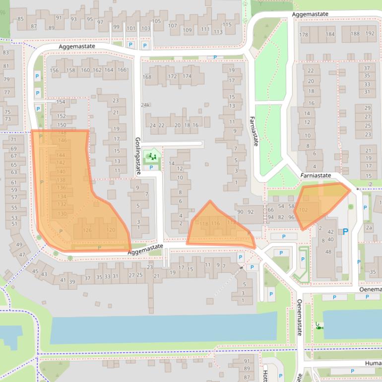 Kaart van postcodegebied 8926PG.