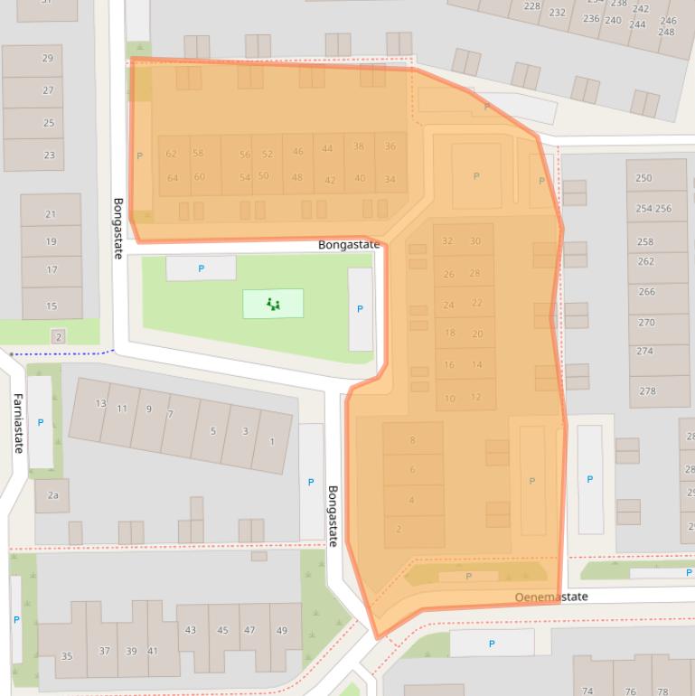 Kaart van postcodegebied 8926PK.