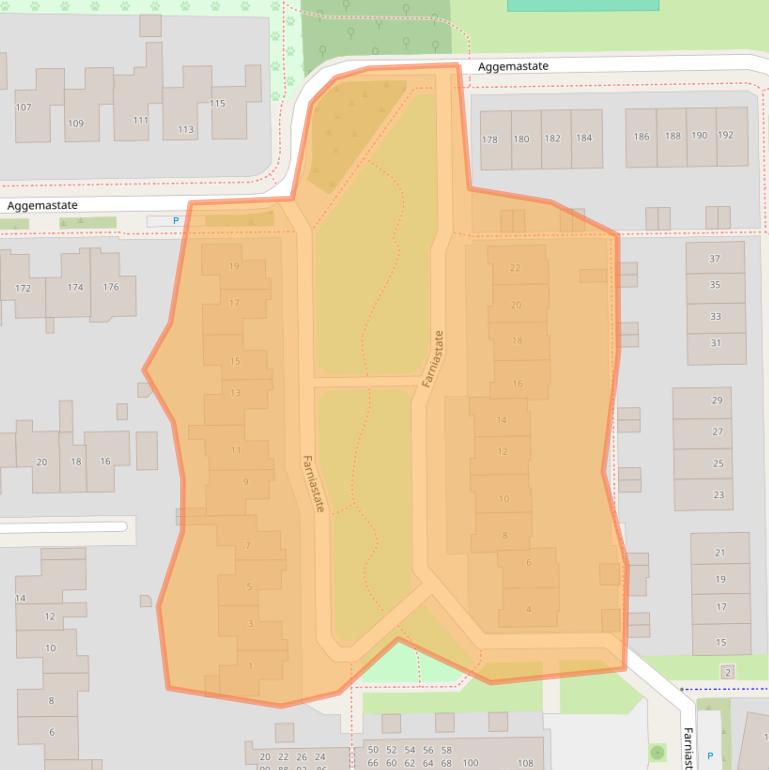 Kaart van postcodegebied 8926PL.