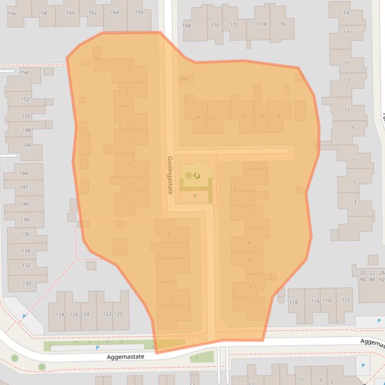 Kaart van postcodegebied 8926PM.