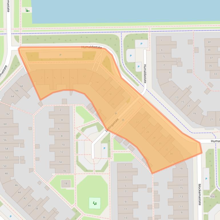 Kaart van postcodegebied 8926RG.