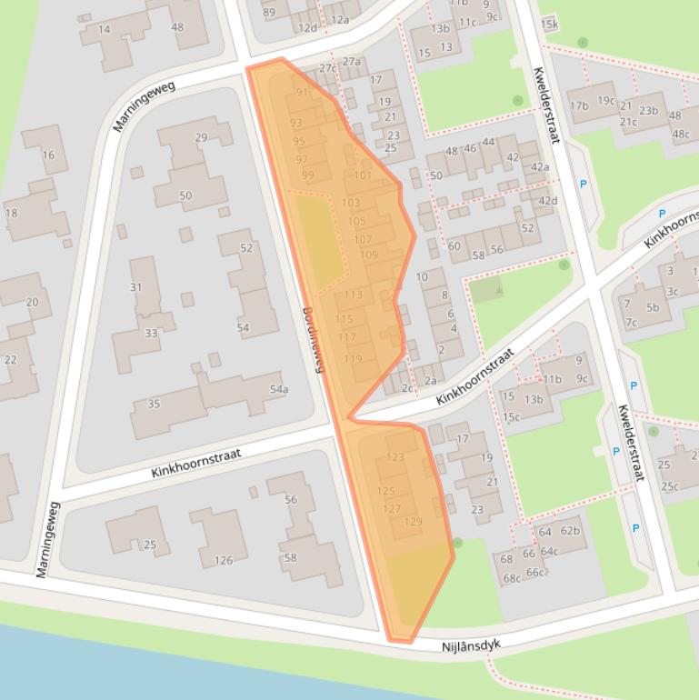 Kaart van postcodegebied 8931AN.